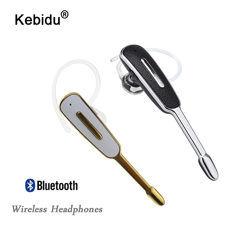 

kebidu Business Wireless Headset Portable Bluetooth 4.1 Earphone Handsfree Sport Headset With Mic For IPhone X 8 7 Plus