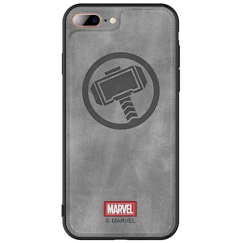 Чехол для телефона Marvel Thor, для iphone 7, 8 Plus, Человек-паук, Противоударная задняя крышка, Капитан Америка, Железный человек, мягкий чехол, новинка