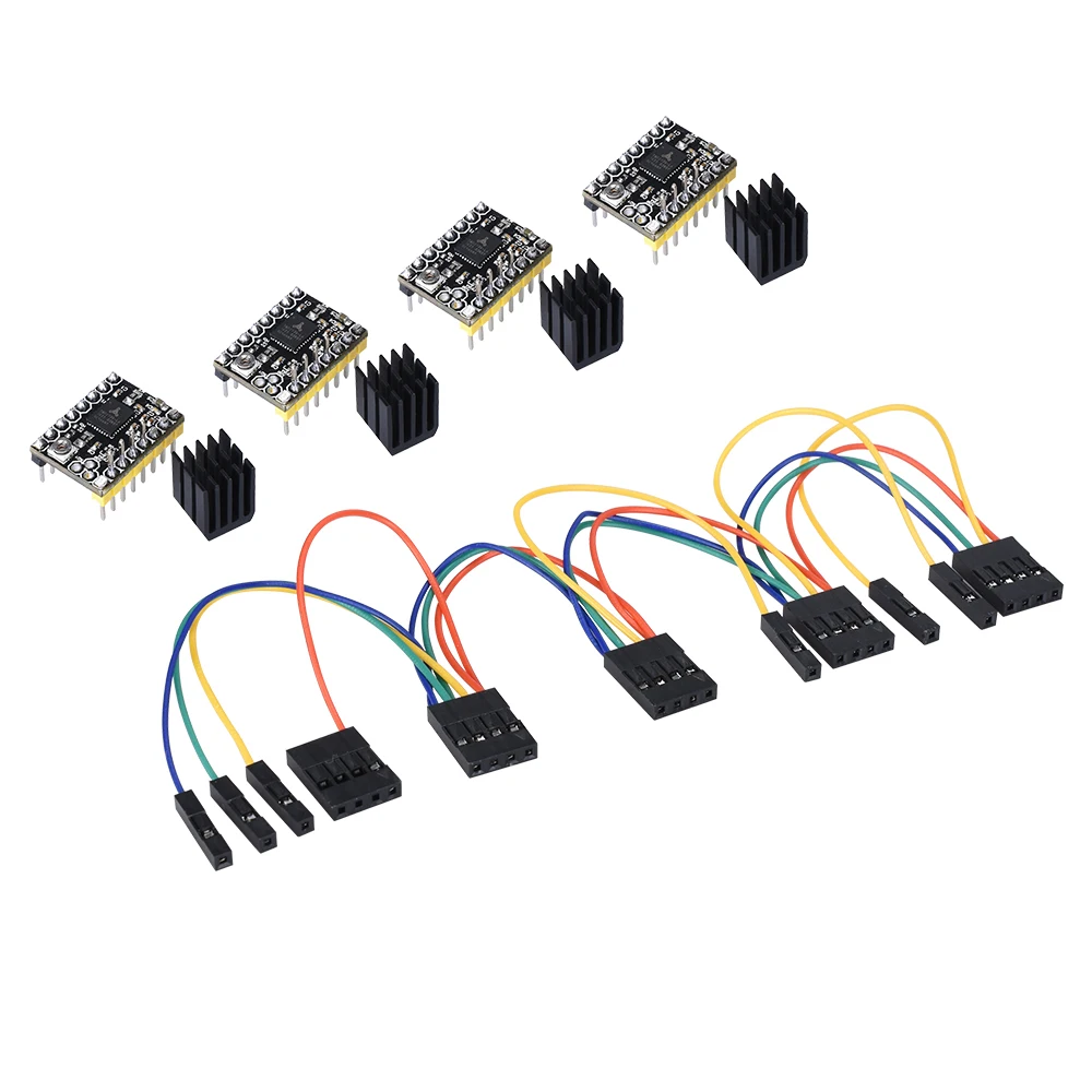 BIGTREETECH TMC2130 V3.0 SPI TMC2208 TMC2100 шаговый двигатель драйвер модуль с радиатором Mute Для Ramps1.6 3d принтер SKR V1.3 мкс