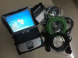 C4 диагностический сканер мб звезда c4 с hdd 320 gb программного обеспечения 2019,05 новейший Компьютер cf19 сенсорный экран ноутбук готов к
