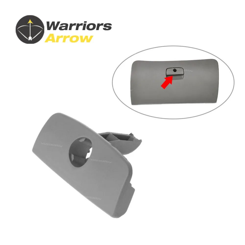 

06B129723J For VW Passat B5 1998 1999 2000 2002 2004 2005 Grey Gray Storage Glove Box Handle Cover Lid with Hole