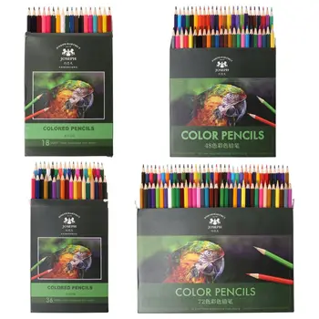 

18/36/48/72 Colors Fine Art Drawing Writing Wooden Non-toxic Oil Base Pencils Pen Set For Artist Sketch Stationery Supplies