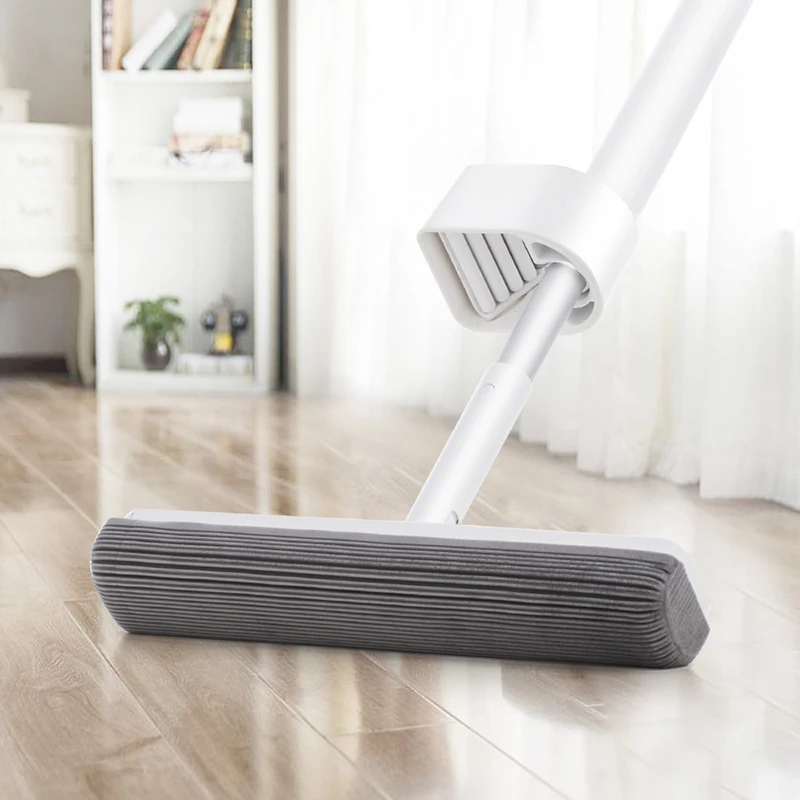 

PVA Sponge Mop With 2 Absorbent Replacement Mop Pads Super Professional Handle For Home Kitchen Flood Hardwood Cleaning Tools