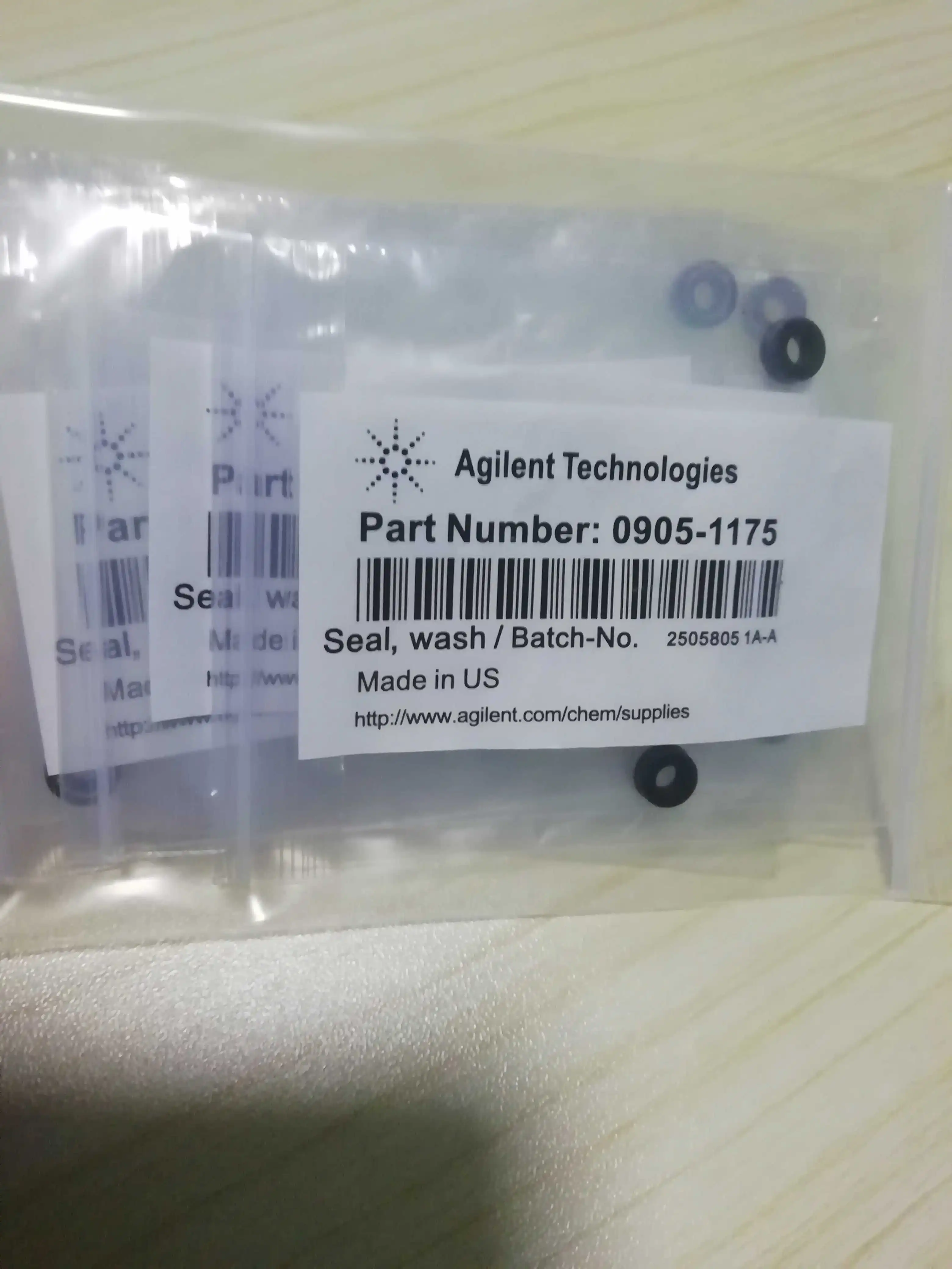 para Agilent Limpeza Junta de Ptfe Pack para Cromatografia Líquida de Bombas. Ptfe Item °. 0905-1175 1 – n