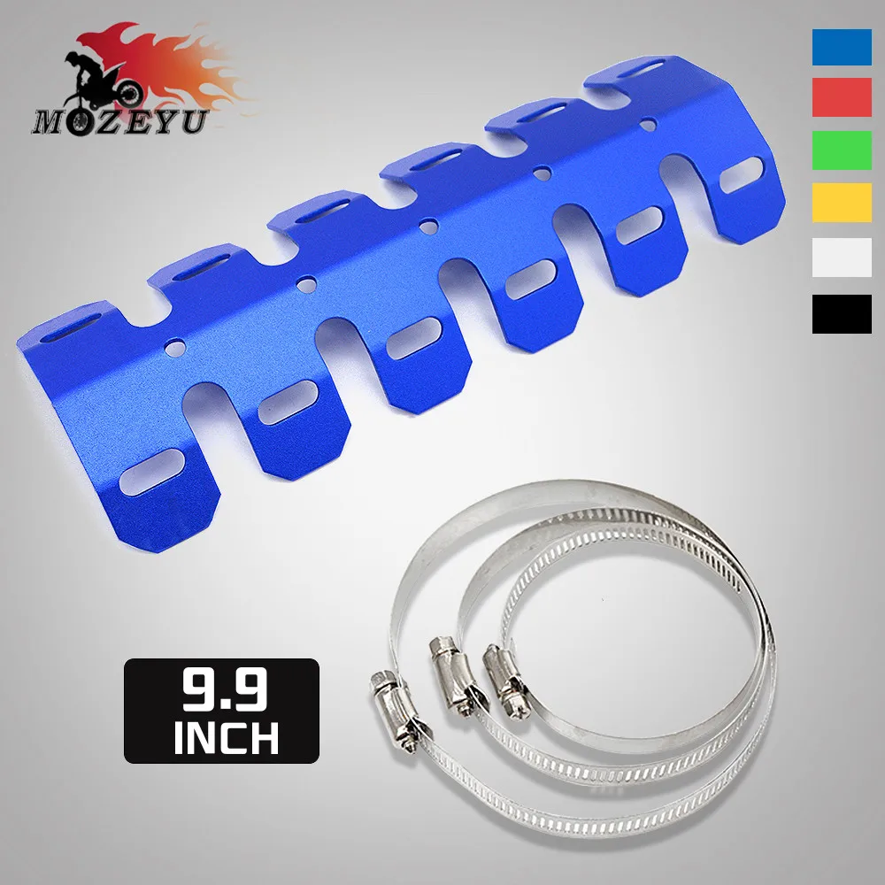 

Motorcycle Front Manifolds Exhaust Shield Protector Cover Heat Protection Cover For Yamaha MT07 09 MT 09 MT-07 FZ07 09 FZ-07