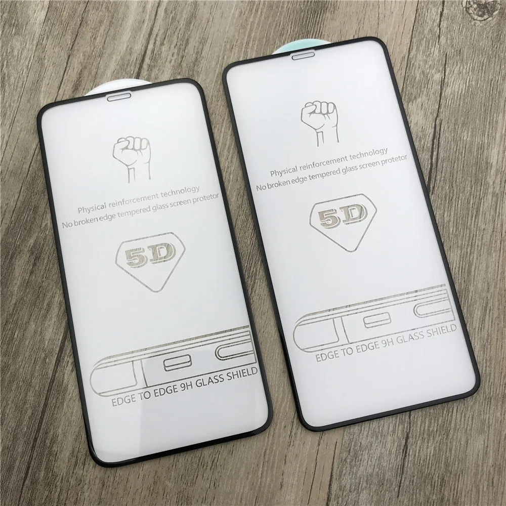 

5D Curved Edge Tempered Glass For iPhone X XR Screen Protector Film iPhone Xs Screen Protector For iPhone Xs Max Protector Glass