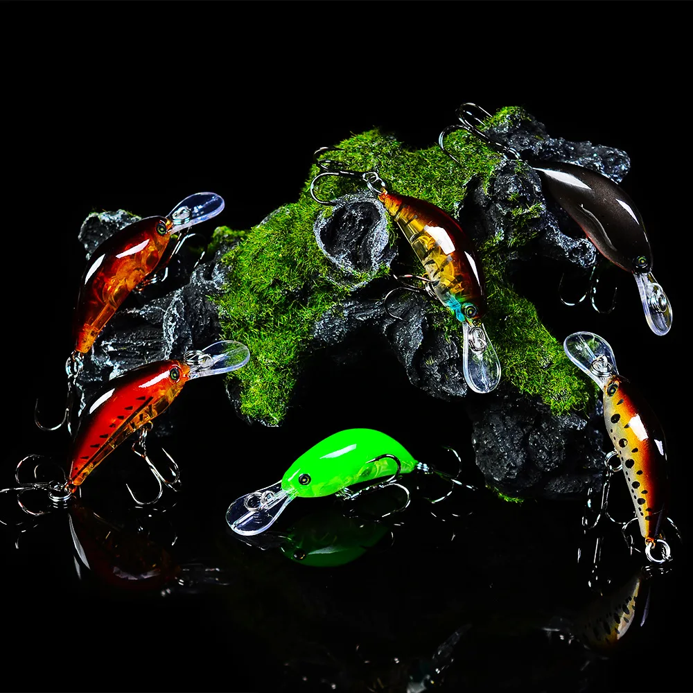 55 мм 5 г Crankbait рыболовная приманка Рыболовная Приманка Minnow жесткая плотная