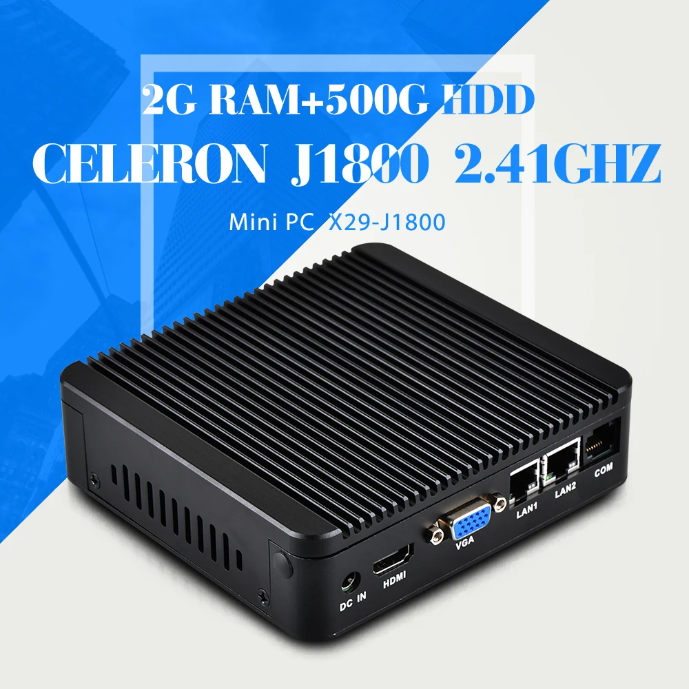 Mini computer J1800 dual core 2.41GHz 2g ram 500g hdd+wifi Mini PC Thin Client Desktop Computer Latest Mini Computer for office