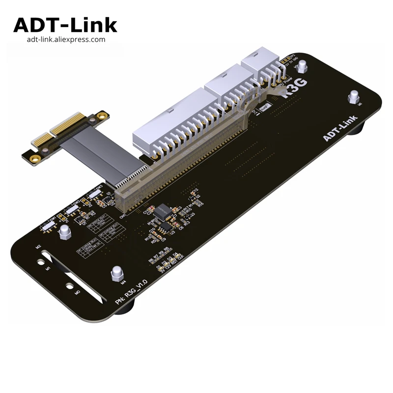 PCIe x16 для M.2 NVMe Удлинительный Кабель адаптер 16x PCI Express кабели eGPU NUC/ITX/STX/Тетрадь