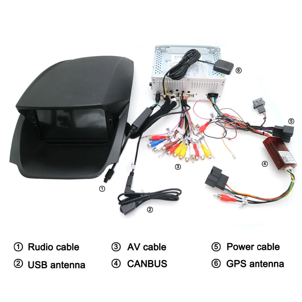 Excellent Aotsr Android 8.0 Car GPS Navigation Car Radio DVD Player Headunit for Ford EcoSport 2013 2014 2015 2016 Multimedia Satnav radio 4