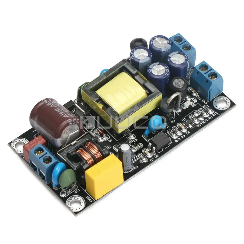 

Switching Power Supply Module AC 85~264V or DC 110~370V to DC12V1A / 5V1A Dual Output Buck Voltage Regulator/Adapter/Driver