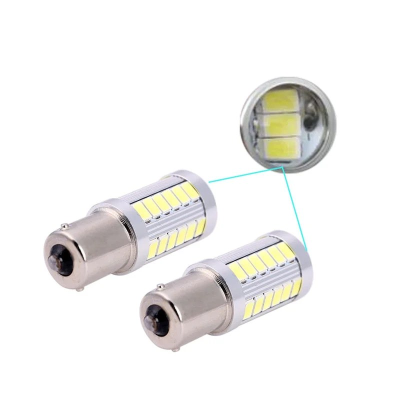 1156 P21W 7056 BA15S 33 smd 5630 5730 Светодиодные Автомобильные стоп сигналы Противотуманные