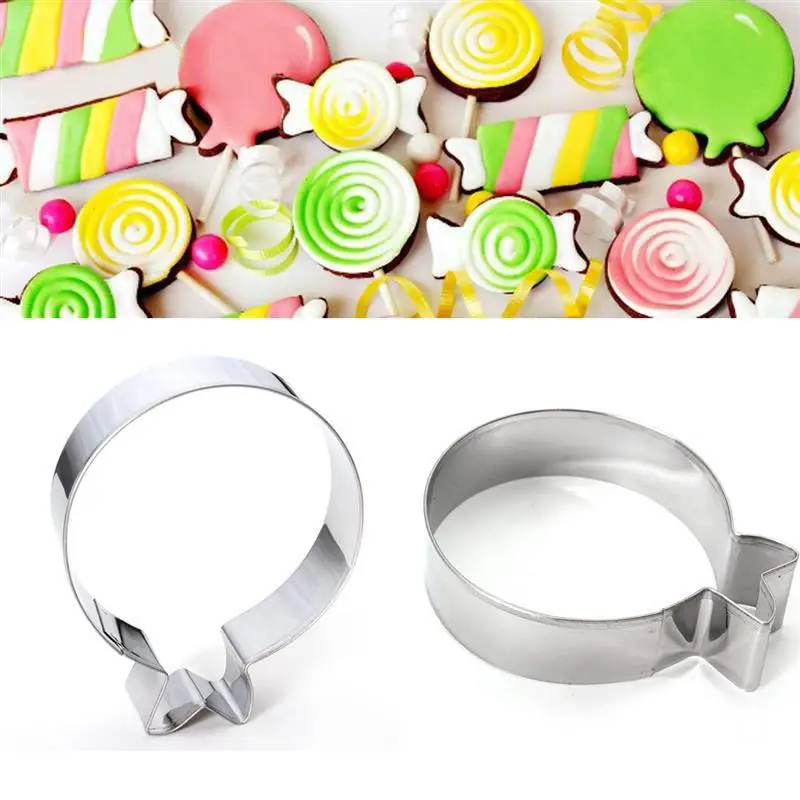 

None Stainless Steel Cookie Cutter Lovely Balloon Biscuit Mold for DIY Biscuit Chocolate Cake Mousses-40