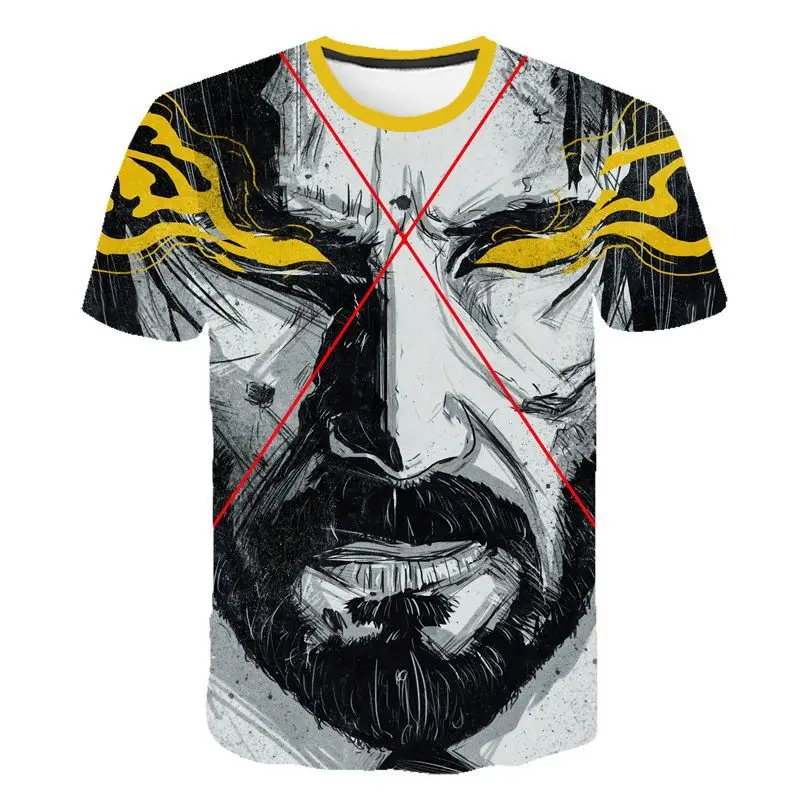 John Wick Chapter 3 Keanu Reeves Tshirt Short Sleeves Size S-4XL