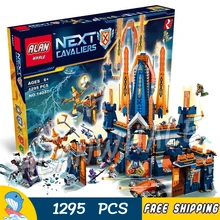 1295pcs Knights Knighton Castle Base Model Building Blocks 10706 Children Holiday Toys Games Nexus Bricks Compatible With Lego
