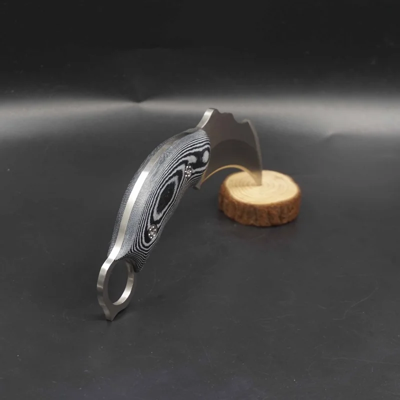 Фиксированное Лезвие Karambit нож для походов и охоты коготь нож для кемпинга боевой выживания тактические ножи кожа оболочка EDC Мульти инструменты