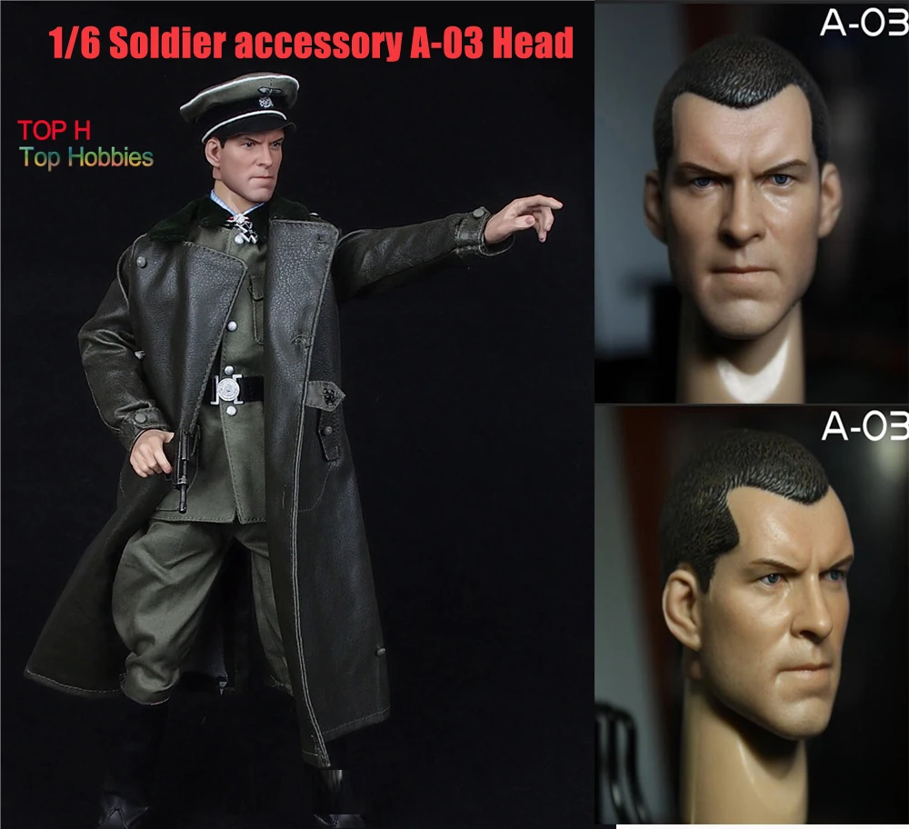 

NEW 1/6 head sculpt A-03 Male/Man head for 1/6 action figure toys in stock A-03