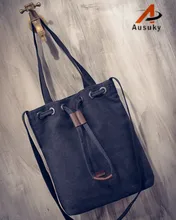 Ausuky Femmes Messenger Sac à Bandoulière Grand CavansLeather Sac Noir Sac À Main Lady Fourre-Tout Bandoulière 40