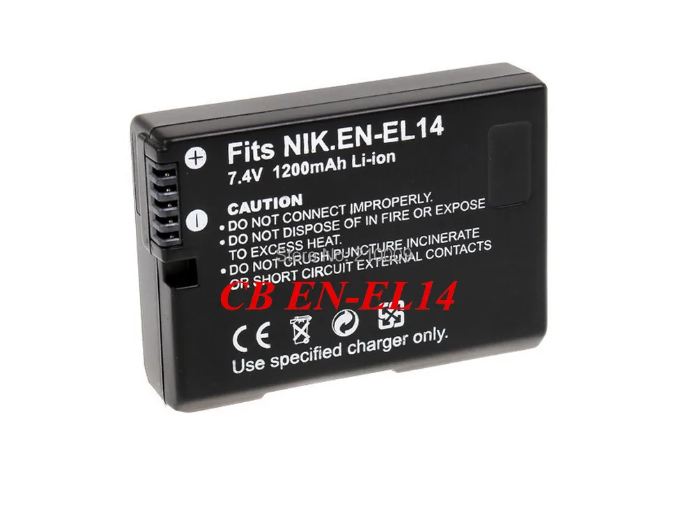 EN-EL14 EL14 1500 мА/ч, полностью расшифрованный Батарея для P7000