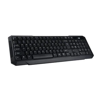 

New 2.4G Wireless Keyboard Mouse Combo with USB Receiver for Desktop Computer PC Laptop DOM668