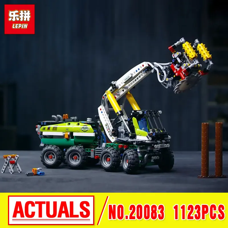 

Lepin 20083 Technic Toys The 42080 Forest Harvester Set Buidling Blocks Bricks Funny Car Model Kids Toys Christmas Gifts