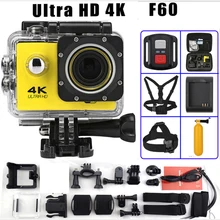 Action camera F60R WIFI1080p HD 4K / 30fps 170D pro Helmet Cam 30 meters waterproof Sports DV camera