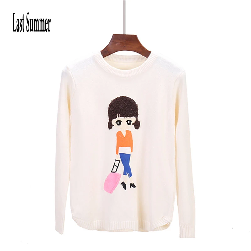 

New Fashion 2019 Women Autumn Winter Sweater Pullovers Casual Warm Long Sleeve Female Knitted Sweaters Pullover Sweater Lady