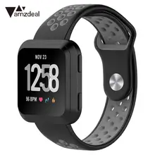 Ремешок Dichroic быстрая установка Прочные часы части браслета мягкий сменный Браслет для часов резиновый спортивный ремешок для Fitbit Versa