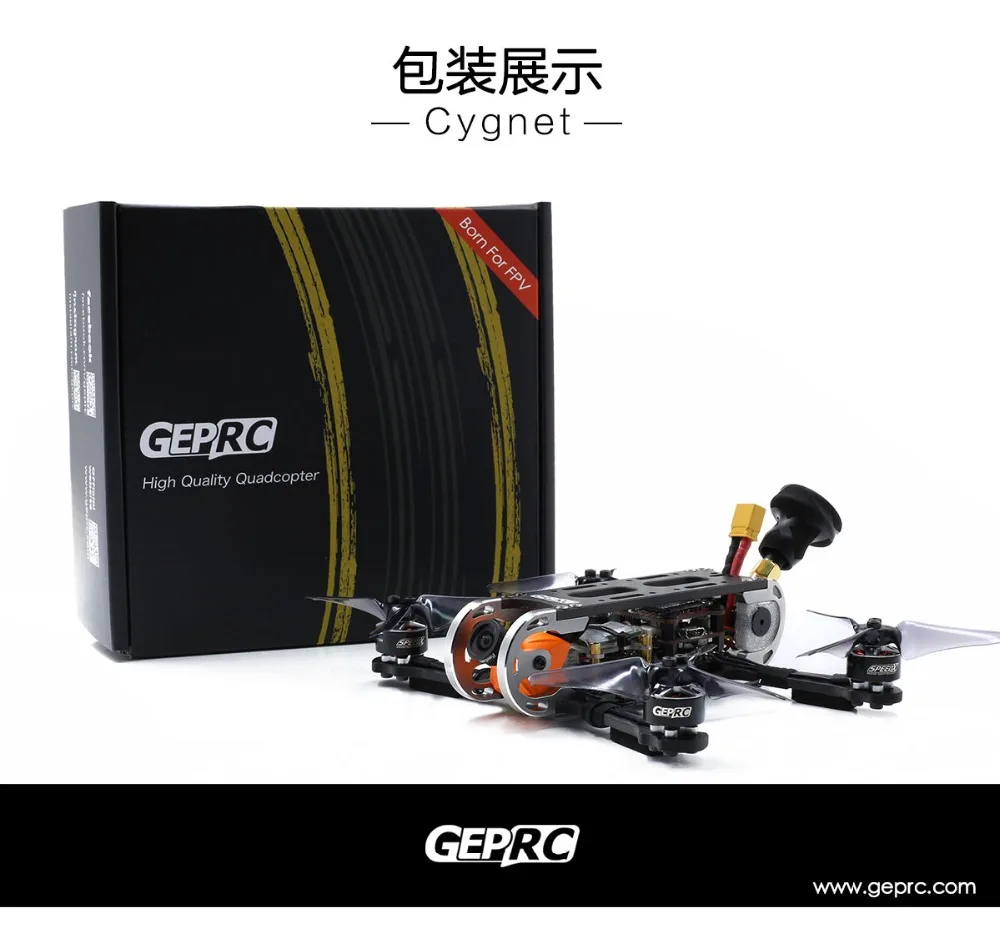 Geprc GEP-CX Cygnet 115 мм 2-дюймовый стабильный F4 20A 48CH RunCam split Mini 2 1080P HD RC FPV гоночный Дрон