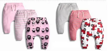 

DHL 10set 3pcs/set Print Pattern Cotton Baby Trousers Babys Boys Girls PP Pants For Sports Baby Harem Pants Newborn Clothing