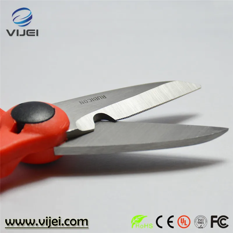 RUBICON RCZ-527 ELECTRICIAN'S SCISSORS STAINLESS STEEL BLADE (7)