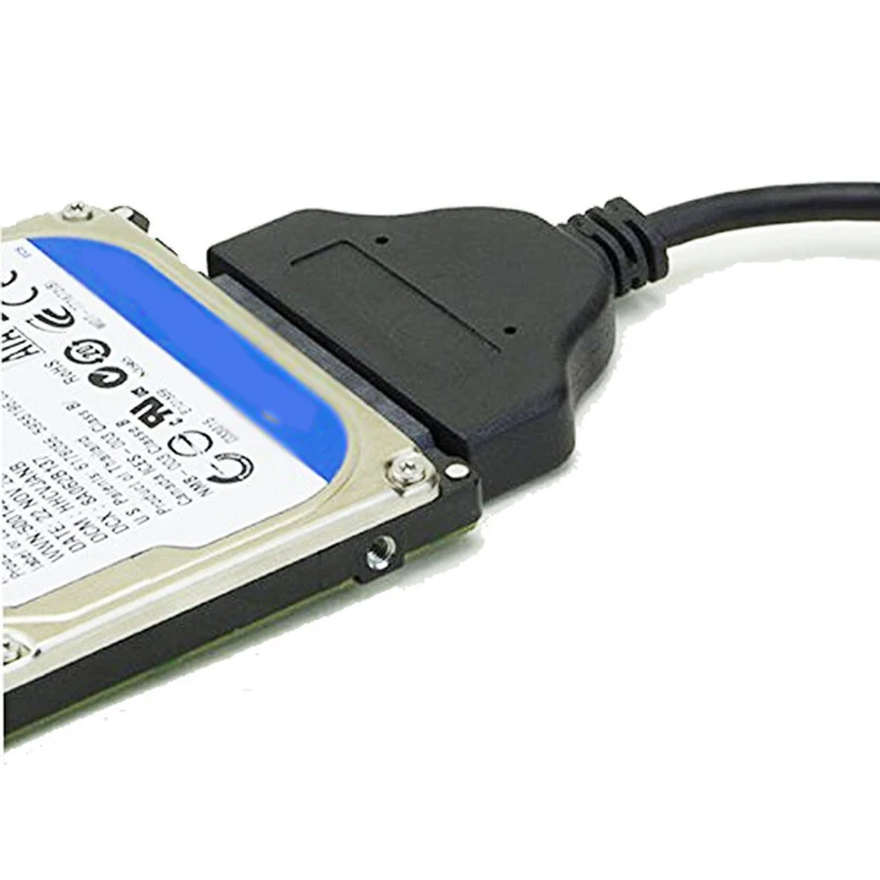Двойной USB 2 0 до 5 дюймов 7 + 15pin SATA папа данных и кабель питания адаптер для &quotHDD SSD