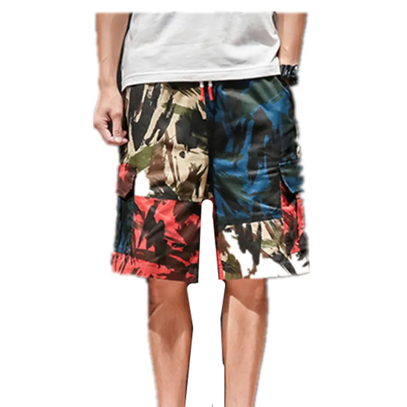 Новые Популярные пляжные шорты мужские летние быстросохнущие удобные пляжные шорты для пары, повседневная мужская одежда больших размеров