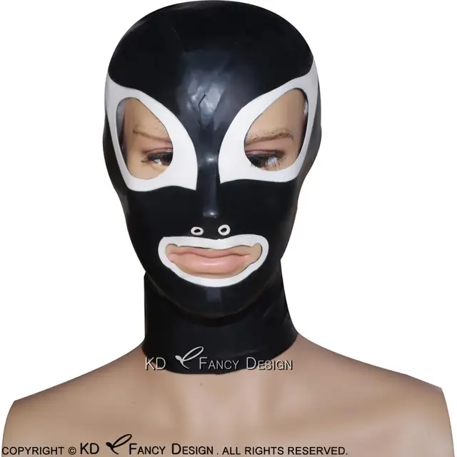 wit masker rond mond