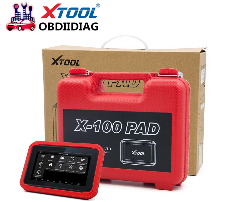 Автомобильный ключевой программатор XTOOL X100 PAD с адаптером EEPROM поддержка