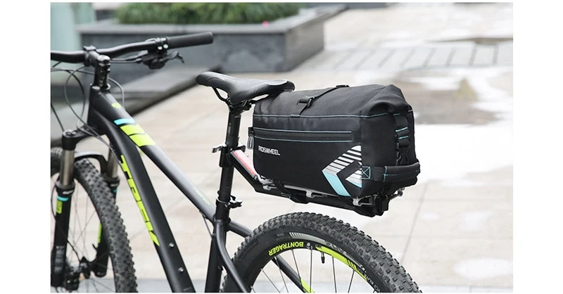 ACEXPNM 6L Waterproof Bike Bag Bicycle Accessories Saddle Bag Cycling Mountain Bike Back Seat Rear Bags Single Shoulder Bag