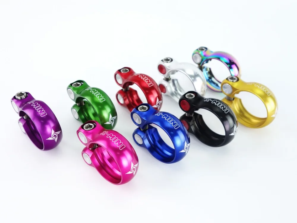 

Gipsy X-MINI Bicycle Seat Post Clamp for KOKUA PUKY Pushbike BalanceBike 26.8mm Full CNC Titanium Bolt