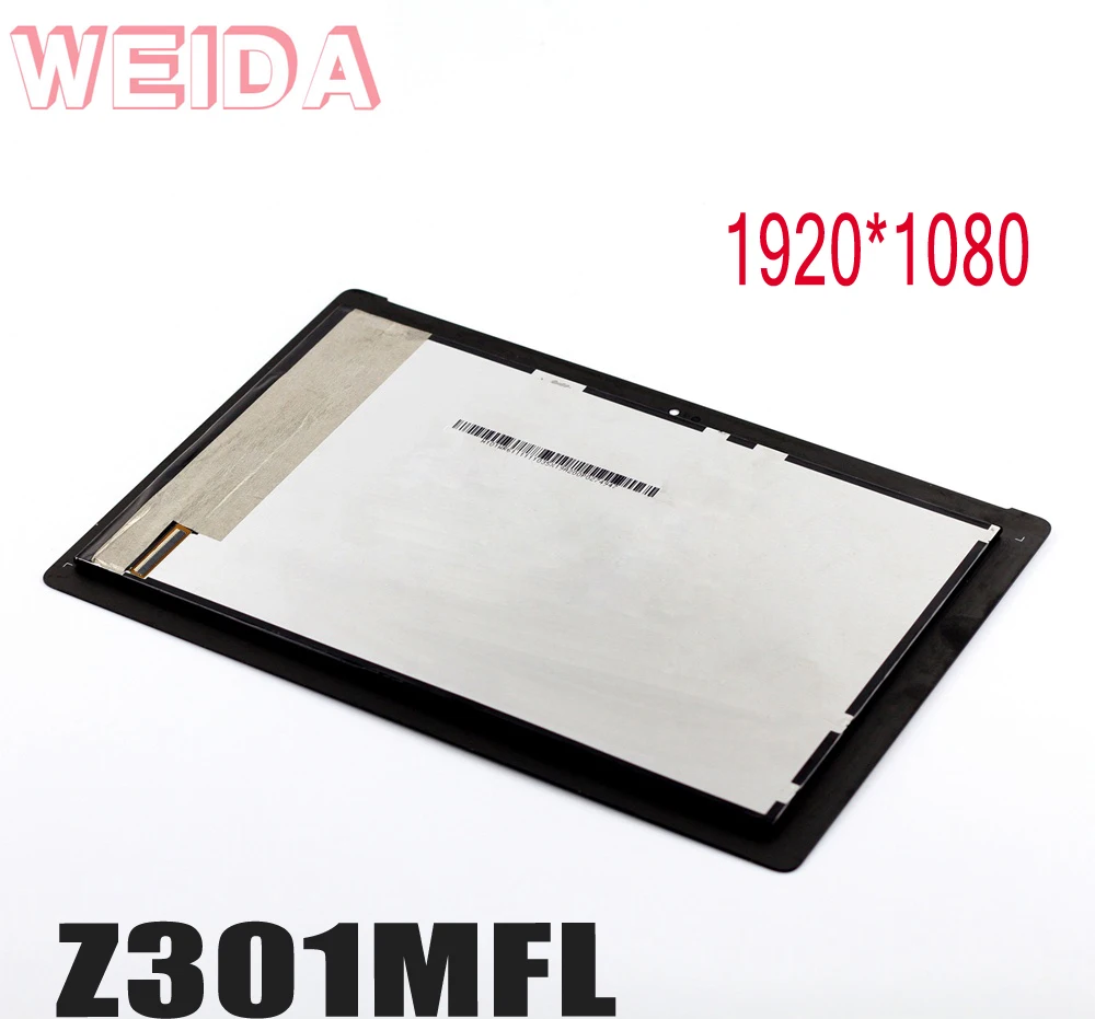 WEIDA для Asus Zenpad 10 Z301MFL Z301 желтый кабель 1920x1080 ЖК-дисплей сенсорный экран в сборе NV101WUM-N52