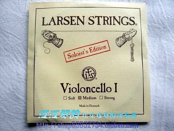 

Cello string larsen soloists medium tension