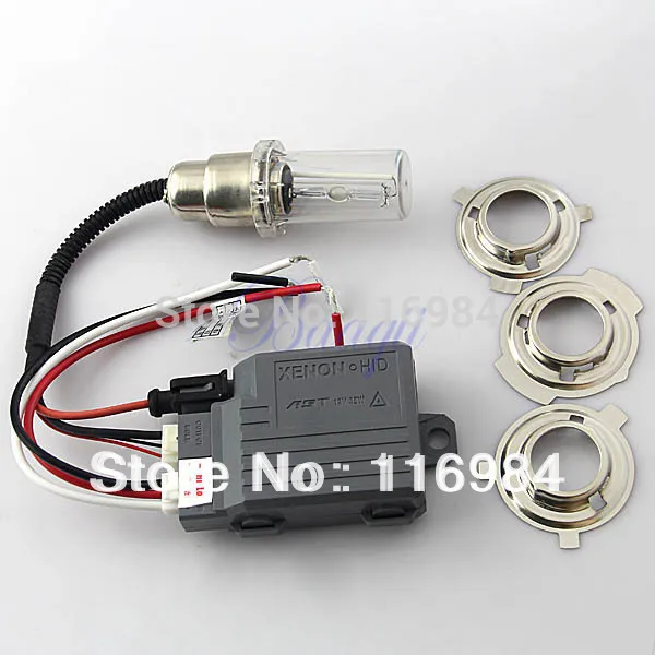 Высокая интенсивность разряда мотоцикла Hid лампы комплект DC12V 35W 6000K H6 Hi/Low