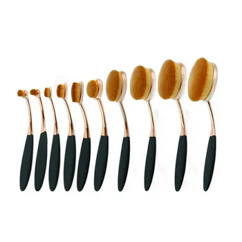 

10 PCS Foundation Brush Eyebrow Eyeliner Eyelash Lip Brush Makeup Brushes Cosmetic Tool Make Up Brush Set