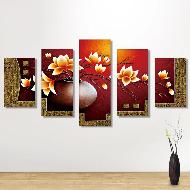 

Full drill Diamond embroidery Chinese style vase Flower arrangement 5D DIY diamond painting Cross Stitch Multi-picture Gift