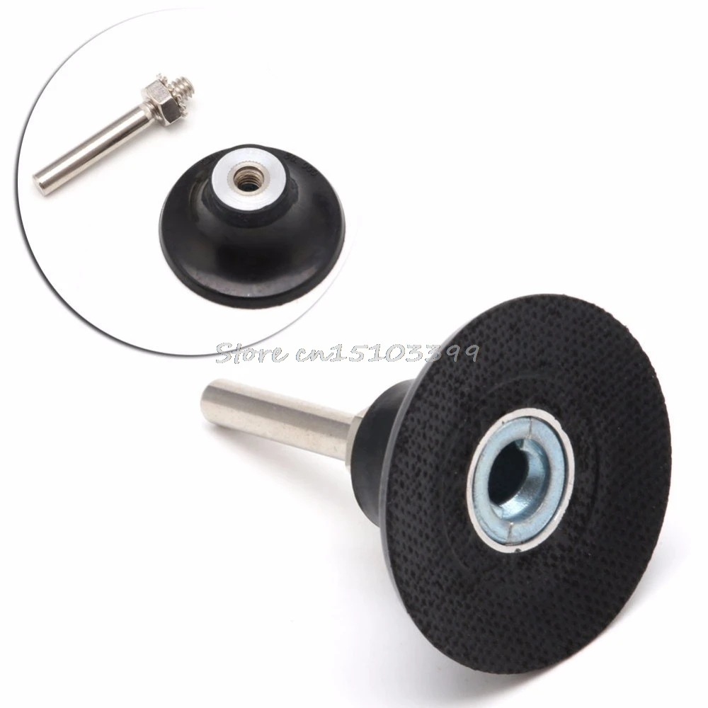 

2" Sanding Discs Holder & 1/4'' Shank For Dremel Rotary 3M Roloc Discs Pad New Drop Ship