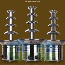 60 см 4 TiersCommercial шоколадный фонтан из нержавеющей стали шнек самоплавление 12 месяцев гарантии