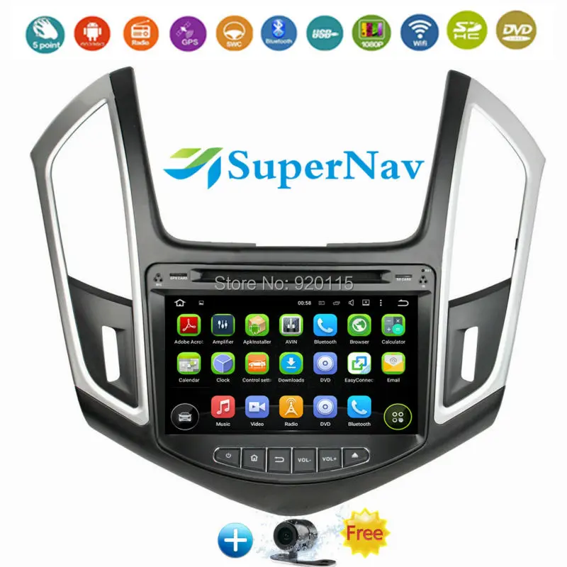 8"Touch Screen Car DVD GPS Player for Chevrolet Cruze 2013 2014 2015