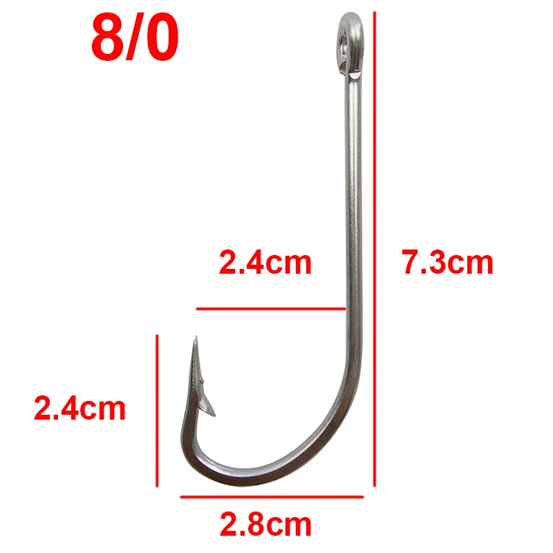 4 bream fishing hooks Weighted Worm Hooks 100PCS Long Shank Fishing Hooks Assorted Sizes 10# To  6/0# – Stainless Steel For Bream, Whiting, Fresh/Saltwater Straight Shank  Worm Hooks