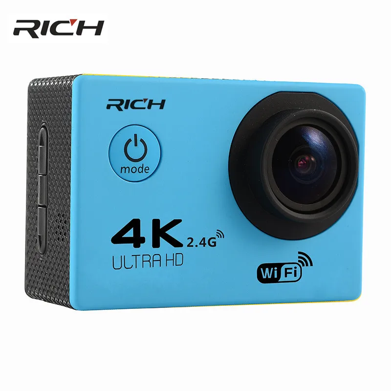 F60 F60R Ультра HD Экшн камера 4K 30Fps 16MP Wifi 1080P 60fps Водонепроницаемая шлем Велосипедная