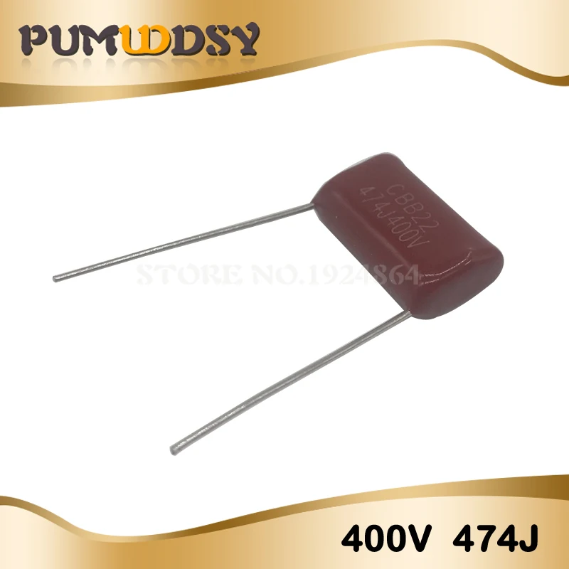 

10PCS 400V474J 0.47UF Pitch 15mm 470NF 400V 474 CBB Polypropylene film capacitor