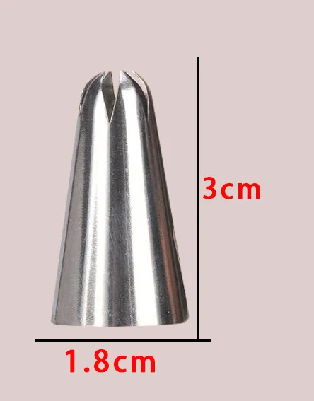 

1PCS Pastry Nozzles And Coupler Icing Piping Tips Sets Stainless Steel Rose Cream Bakeware Cupcake Cake Decorating 80