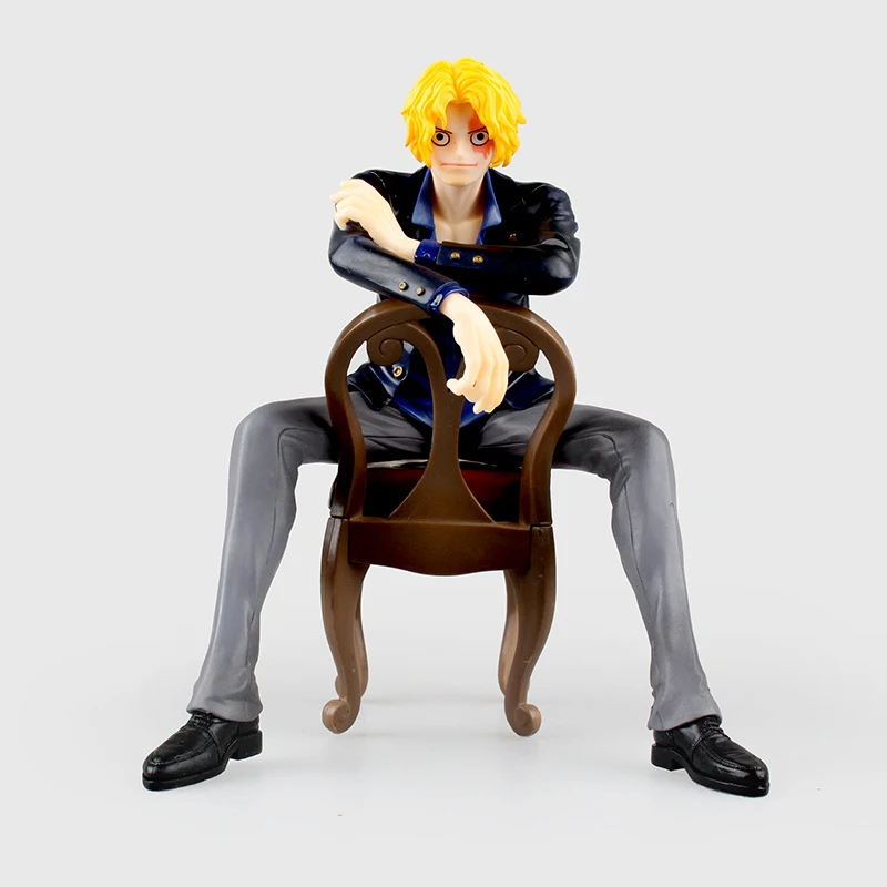 One Piece Sabo Action Figure 18 scale painted figure Sitting Ver. Revolutionary Army Sabo Doll PVC figure Toy Brinquedos Anime